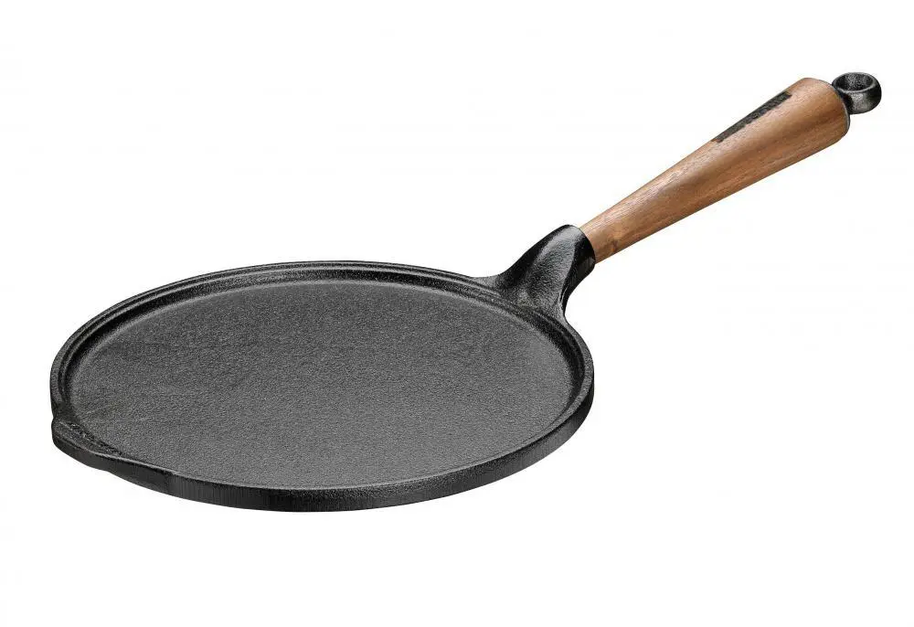 Skeppshult Pfannkuchenpfanne Mit Walnussgriff 1 Skeppshult Pfannkuchenpfanne Mit Walnussgriff