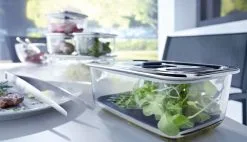 WMF Frischhaltebox Top Serve Rund Mit Abtropfgitter, 2-teilig -Geschirr boutique en ligne 06 5489 6020 007 neu 6 l