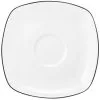 Seltmann Weiden Lido Black Line Kombi-Untertasse Eckig 14,5 Cm