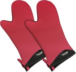Spring Handschuh Grips Lang In Rot-schwarz, 1 Paar