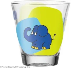 Geschirr boutique en ligne 6 Leonardo Trinkglas BAMBINI 215 Ml Elefant, 6er-Set
