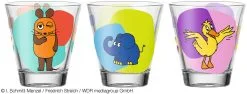 Geschirr boutique en ligne 4 Leonardo Trinkglas BAMBINI 6 Stück Sortiert 215 Ml Maus, Elefant, Ente