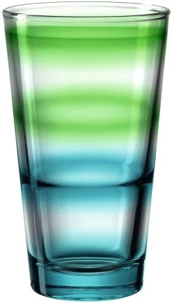 Leonardo Trinkglas EVENT 315 Ml Türkis Farbverlauf, 6er-Set