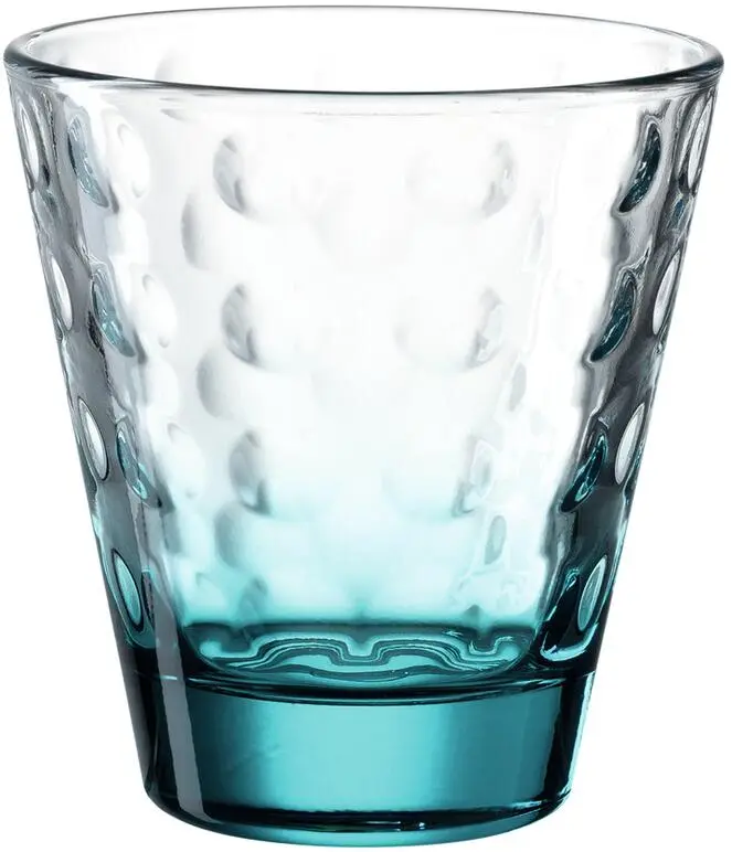 Leonardo Trinkglas OPTIC 215 Ml Türkis, 6er-Set 1 Leonardo Trinkglas OPTIC 215 Ml Türkis, 6er-Set
