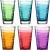 Leonardo Trinkglas VARIO STRUTTURA 6 Stück Sortiert 280 Ml Farbverlauf