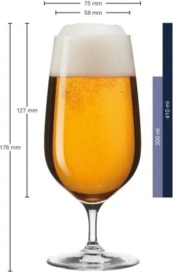 Leonardo Bierglas TIVOLI 410 Ml, 6er-Set -Geschirr boutique en ligne 210 066395 1 K
