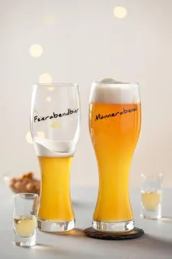 Leonardo Weizenbierglas PRESENTE 500 Ml ′Männerabend′ -Geschirr boutique en ligne 221 044522 1 K
