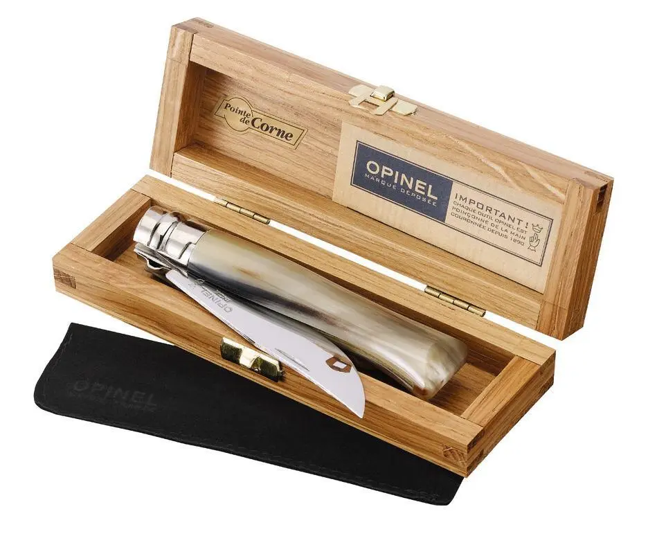 Opinel Messer No. 8, Horn 2 Opinel Messer No. 8, Horn – Bild 2