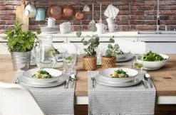 Seltmann Weiden Lido Black Line Tafelservice 12-teilig Rund -Geschirr boutique en ligne 33 10826 04