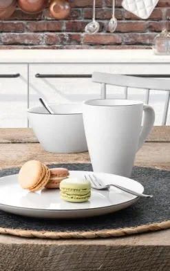 Seltmann Weiden Lido Black Line Frühstücksteller Rund 20 Cm -Geschirr boutique en ligne 33 10826 frueh 18tlg 02