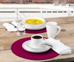 Seltmann Weiden Lido Black Line Kombi-Untertasse 14,5 Cm -Geschirr boutique en ligne 33 10826 kombi 36tlg 01