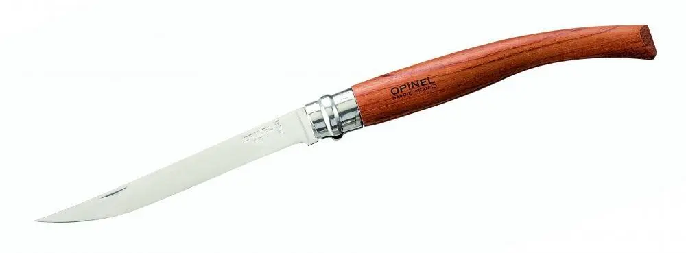 Opinel Messer Slim-Line, Größe 12, Rostfrei, Padouk-Holz 1 Opinel Messer Slim-Line, Größe 12, Rostfrei, Padouk-Holz