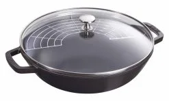 Staub Wok Aus Gusseisen In Schwarz, Klein