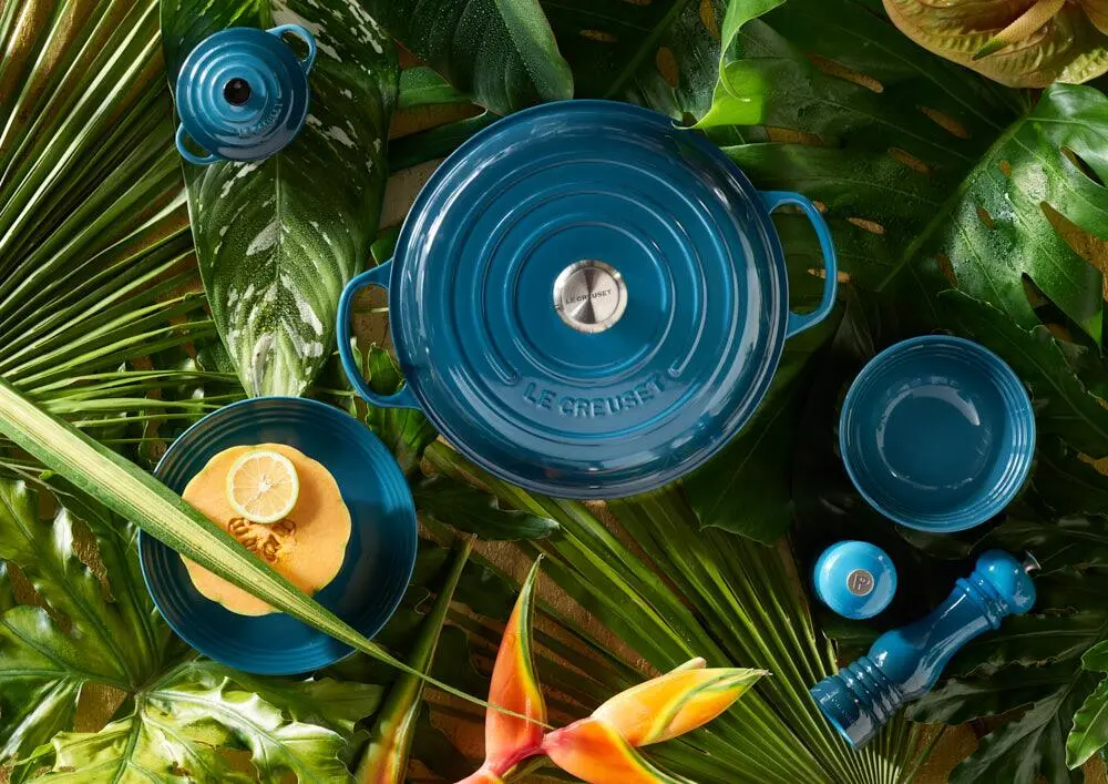 Le Creuset Brat- Und Servierpfanne Signature Hoch In Deep Teal 3 Le Creuset Brat- Und Servierpfanne Signature Hoch In Deep Teal – Bild 3