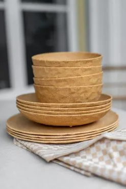 Koziol Teller Groß, 4er-Set In Wood -Geschirr boutique en ligne 5004 5005 5006 CLUB 702 stack 1