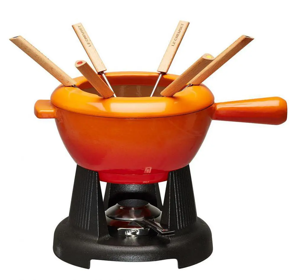 Le Creuset Käsefondue Set Aus Gusseisen In Ofenrot 1 Le Creuset Käsefondue Set Aus Gusseisen In Ofenrot