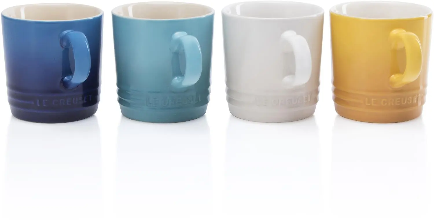 Le Creuset Becher 4er-Set 200 Ml, Riviera 1 Le Creuset Becher 4er-Set 200 Ml, Riviera
