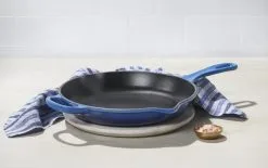 Le Creuset Brat- Und Servierpfanne Signature Hoch In Azure -Geschirr boutique en ligne AzureSkillet