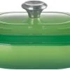 Le Creuset Oblong Signature In Bamboo Green