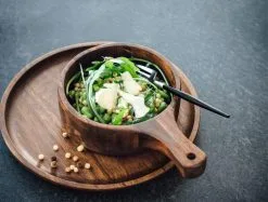 ASA Holzteller Wood Dark Aus Akazie -Geschirr boutique en ligne Grande Wood Schale Teller l