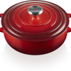 Le Creuset Sauteuse Signature Aus Gusseisen In Kirschrot