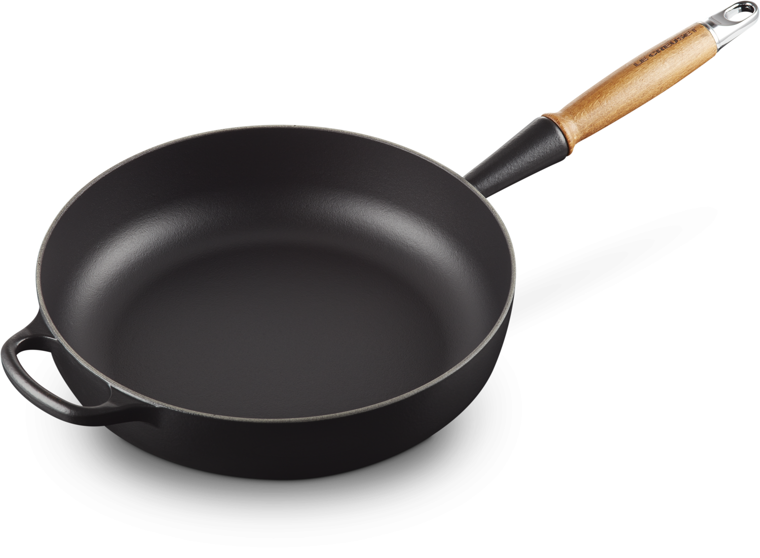 Le Creuset Sautépfanne Signature Aus Gusseisen Mit Holzgriff In Schwarz 1 Le Creuset Sautépfanne Signature Aus Gusseisen Mit Holzgriff In Schwarz