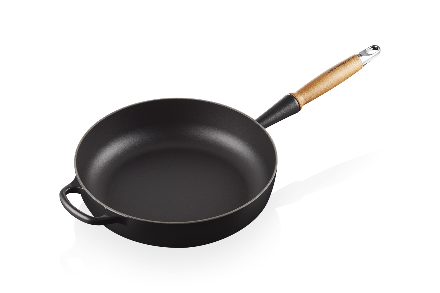 Le Creuset Sautépfanne Signature Aus Gusseisen Mit Holzgriff In Schwarz 3 Le Creuset Sautépfanne Signature Aus Gusseisen Mit Holzgriff In Schwarz – Bild 3