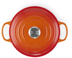 Le Creuset Sauteuse Signature Aus Gusseisen In Ofenrot