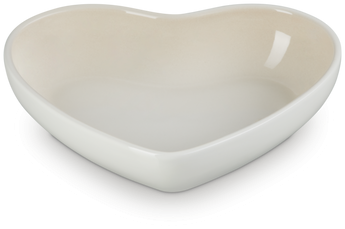 Le Creuset Schüssel In Herzform In Meringue 1 Le Creuset Schüssel In Herzform In Meringue