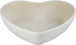 Le Creuset Servierschale In Herzform In Meringue