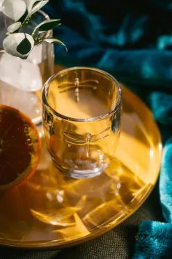 La Rochère Trinkglas Libellules, 6er-Set -Geschirr boutique en ligne LaRochere Beautyshot 24E 0081 LIBELLULES ORANGEADE EmilieK