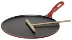 Le Creuset Crepes-Pfanne Aus Gusseisen In Kirschrot
