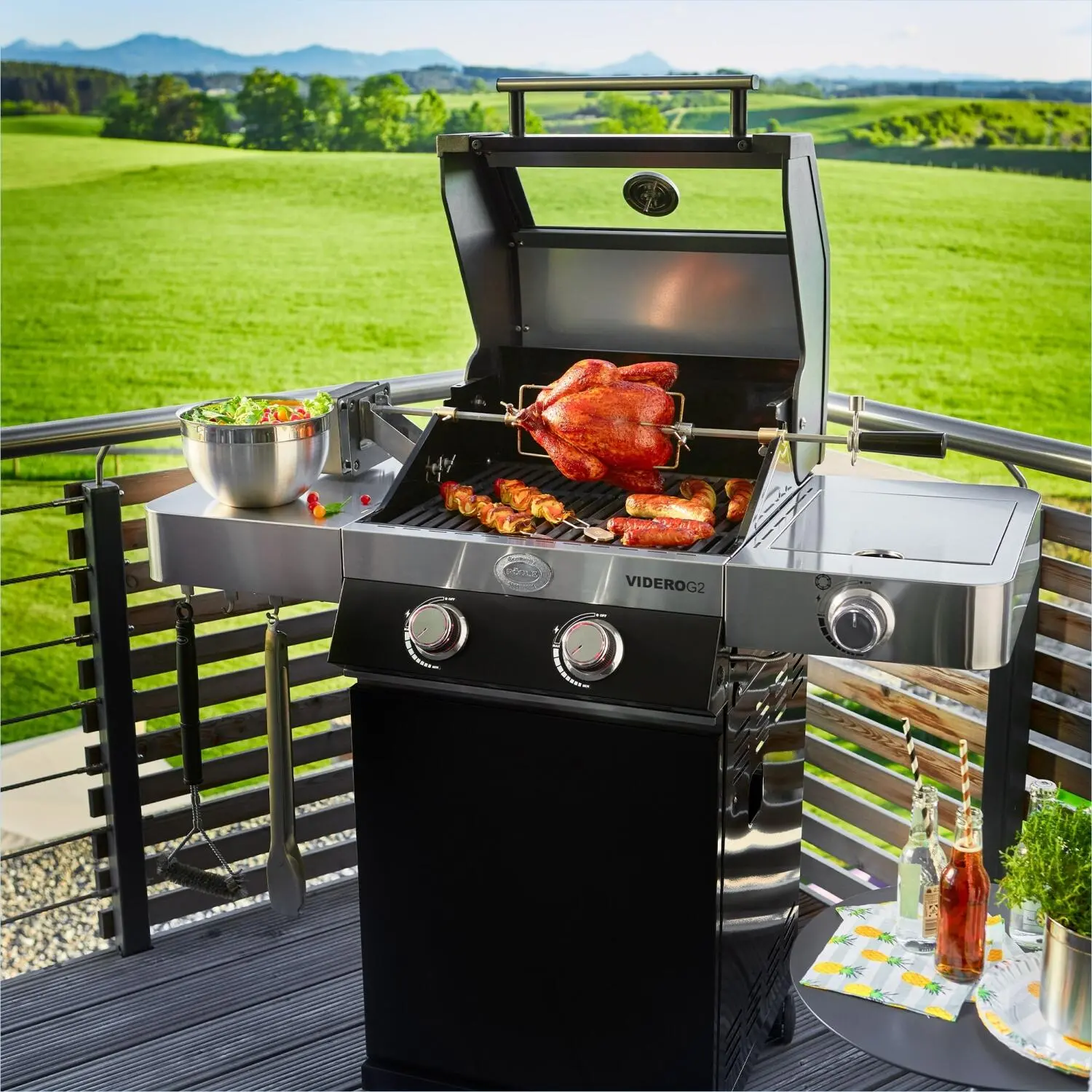 Rösle Gasgrill BBQ-Station VIDERO G2 In Schwarz 6 Rösle Gasgrill BBQ-Station VIDERO G2 In Schwarz – Bild 6