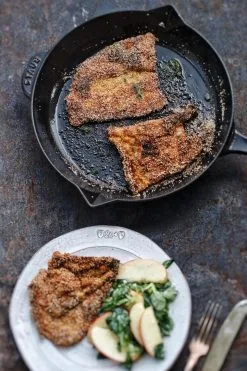 Staub Bratpfanne Mit Gusseisengriff In Schwarz -Geschirr boutique en ligne Staub Bratpfanne Gusseisengriff Schnitzel LD