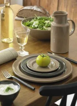 Emile Henry Speiseteller Groß In Fusain -Geschirr boutique en ligne Urban Colours 2 14 l