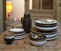 Emile Henry Speiseteller Groß In Fusain -Geschirr boutique en ligne Urban Colours 5 27 l