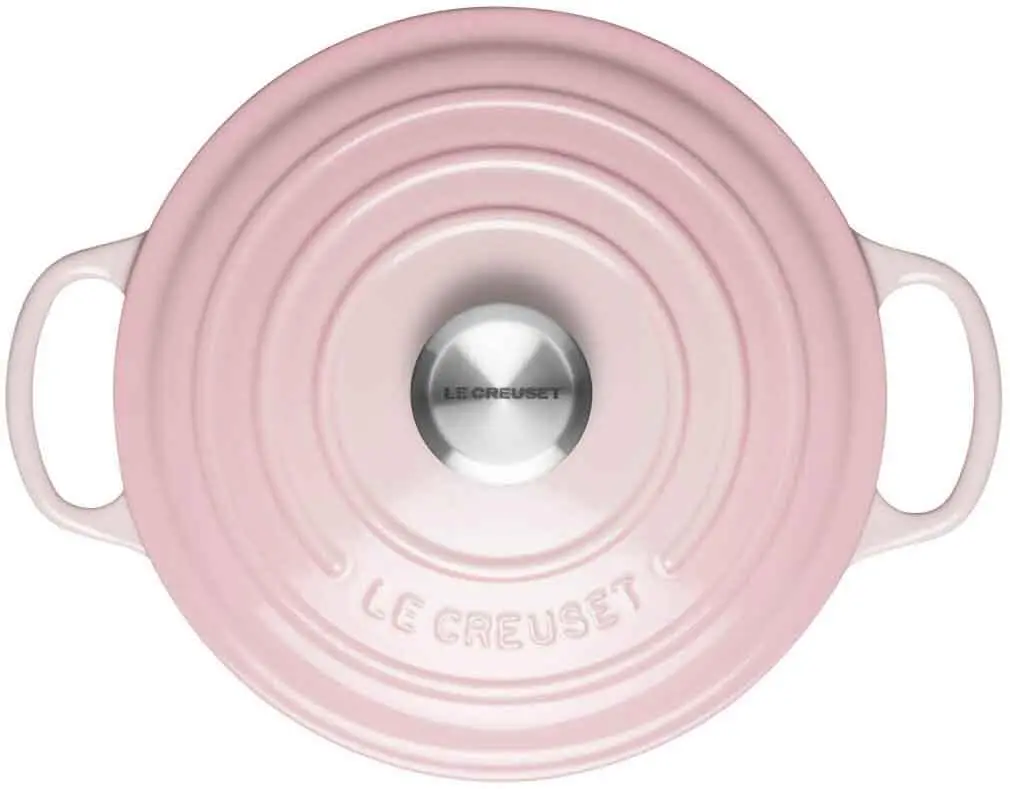Le Creuset LeCreuset Bräter Signature Rund In Shell Pink 2 Le Creuset LeCreuset Bräter Signature Rund In Shell Pink – Bild 2